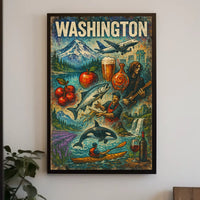 Washington State Highlights Poster