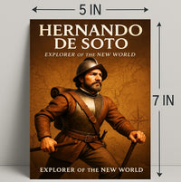 Hernando de Soto Explorer of the New World Poster PosterGoat