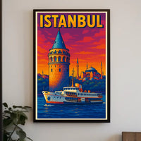 Istanbul A City of Timeless Beauty Poster