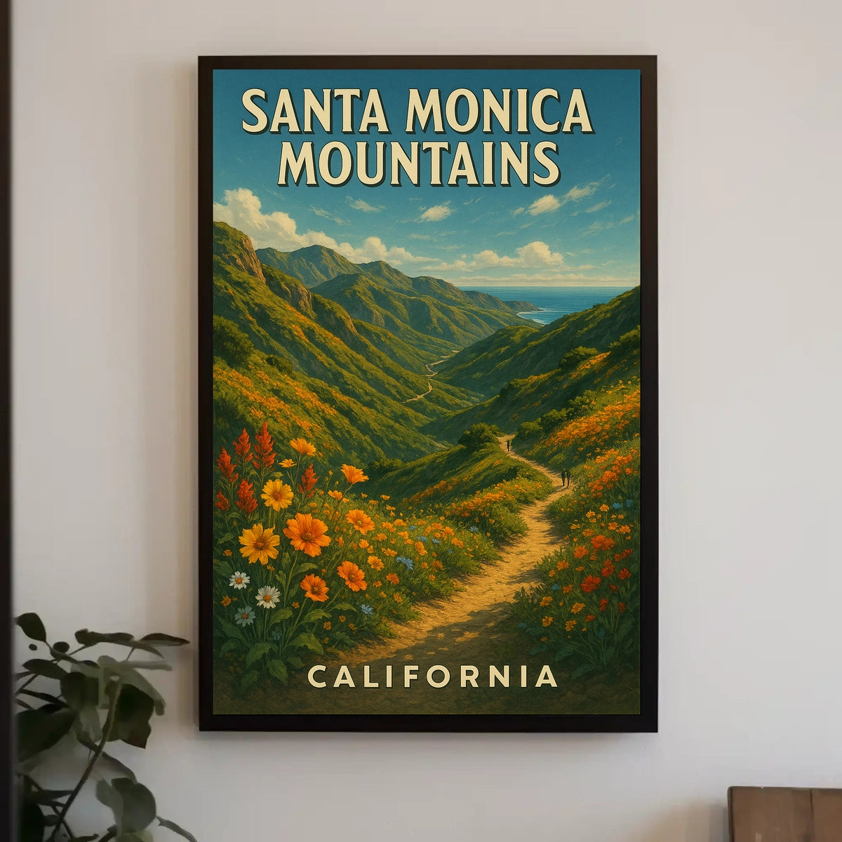Santa Monica Mountains Poster