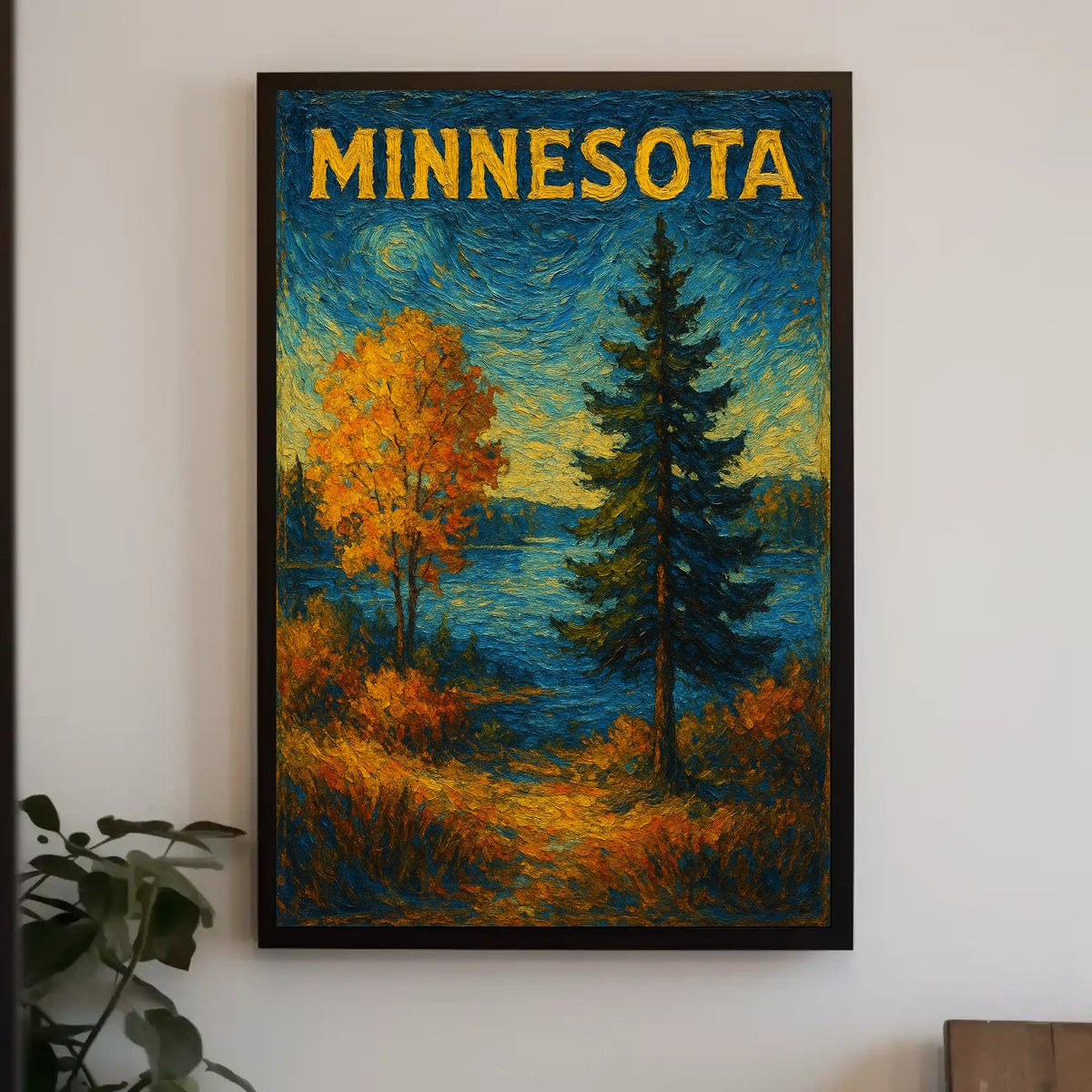 Minnesota Autumn Landscape Poster