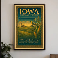 Iowa Heartland Of America Poster
