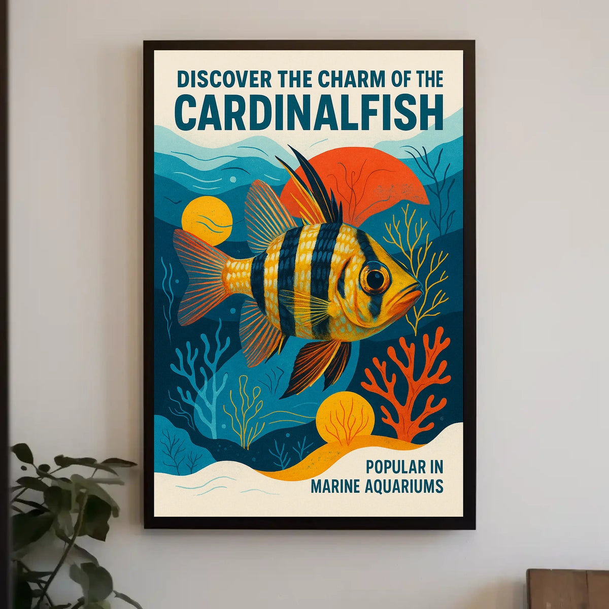 Discover The Charm Of The Cardinalfish Poster