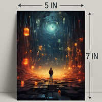 Journey Into The Digital Abyss Poster