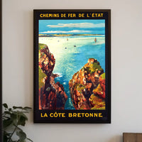 La Côte Bretonne Chemins De Fer De Poster