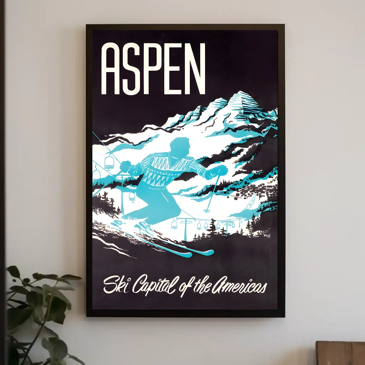 Aspen Ski Capital of the Americas Poster