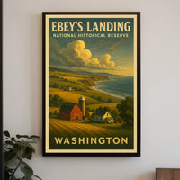 EbeyS Landing National Historical Poster