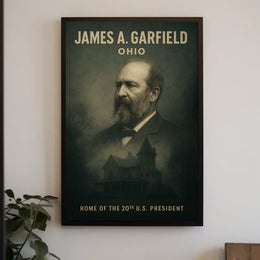 James A. Garfield 20Th President Poster
