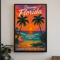 Discover Florida Poster