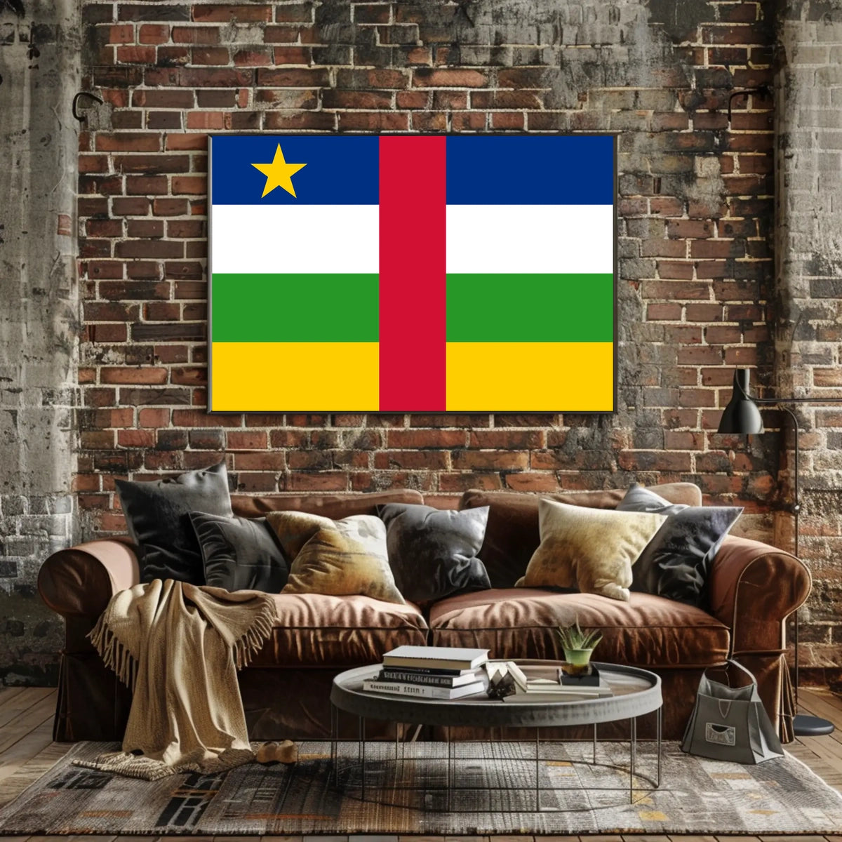 Central African Republic Flag Poster