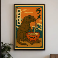 Ramen Reptile Delight Poster