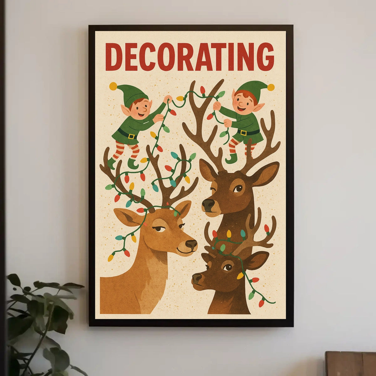 Holiday Decorating Fun Poster