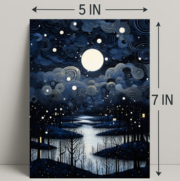 Enchanted Nightscape Poster PosterGoat