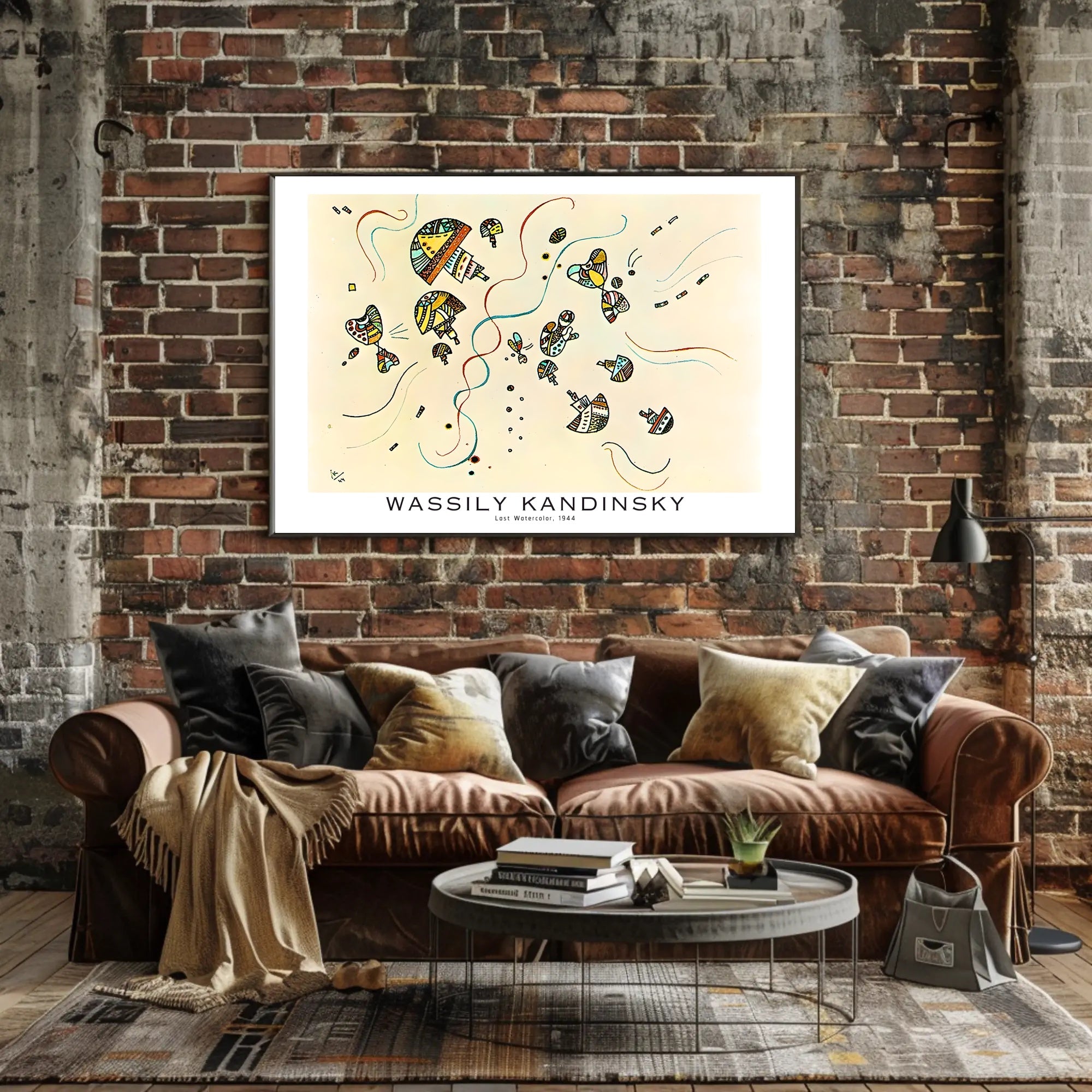 Wassily Kandinsky Last Watercolor Poster