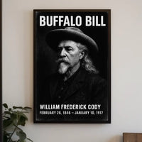 Buffalo Bill Western Historical Portrait Poster