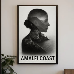 Amalfi Coast Visual Journey Poster Wall Art Print Edition