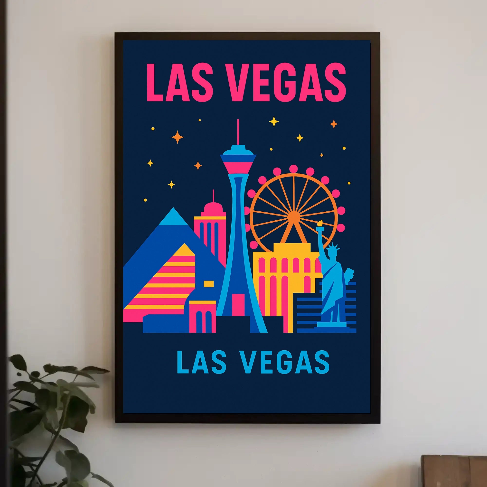 Vibrant Las Vegas Poster