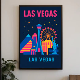 Vibrant Las Vegas Poster