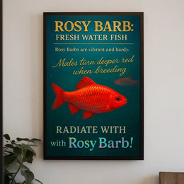 Radiate with Rosy Barb Poster