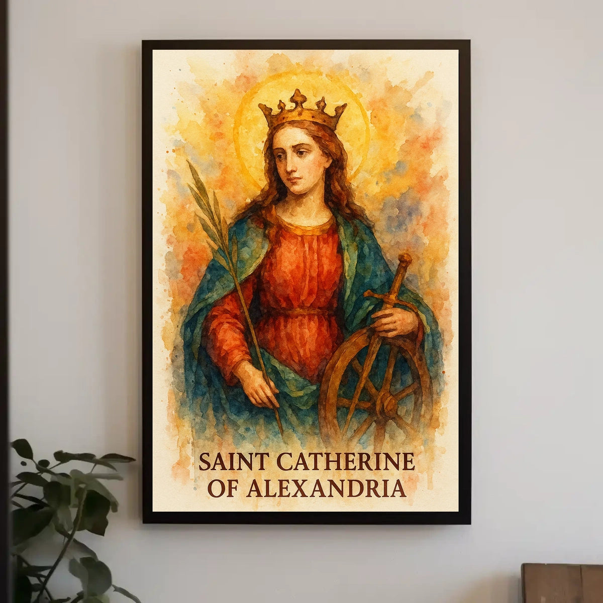 Saint Catherine of Alexandria Poster