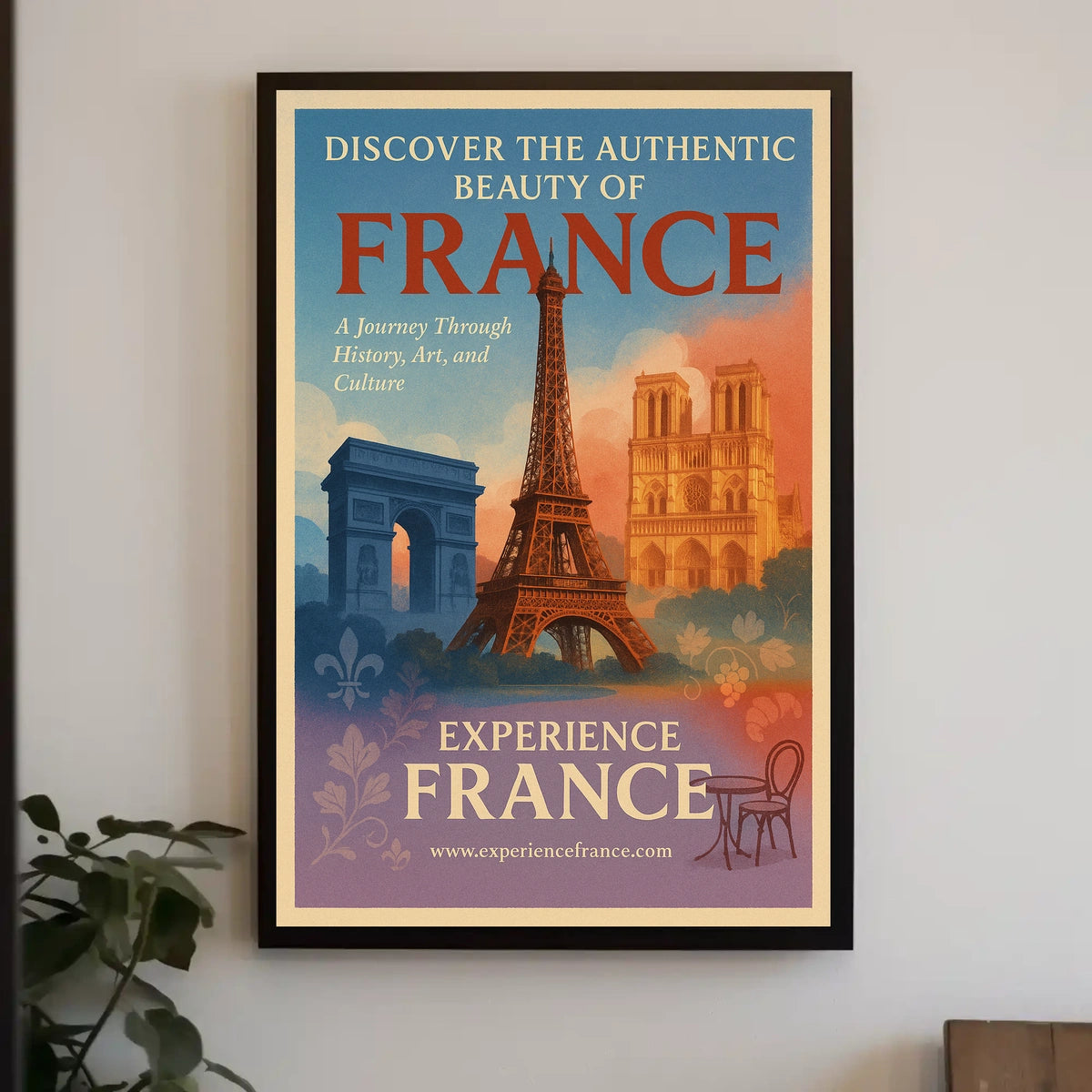 Discover The Beauty Of France Poster