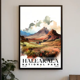 Haleakala? Watercolor Wall Art Poster