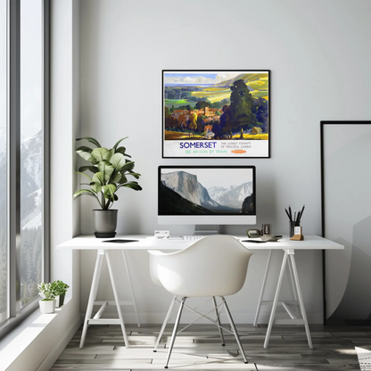 Somerset - The Lovely County of Peaceful Charm Poster