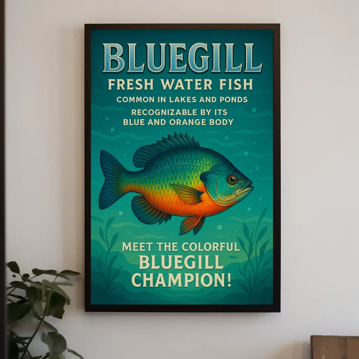 Meet the Colorful Bluegill Poster