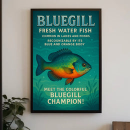 Meet the Colorful Bluegill Poster