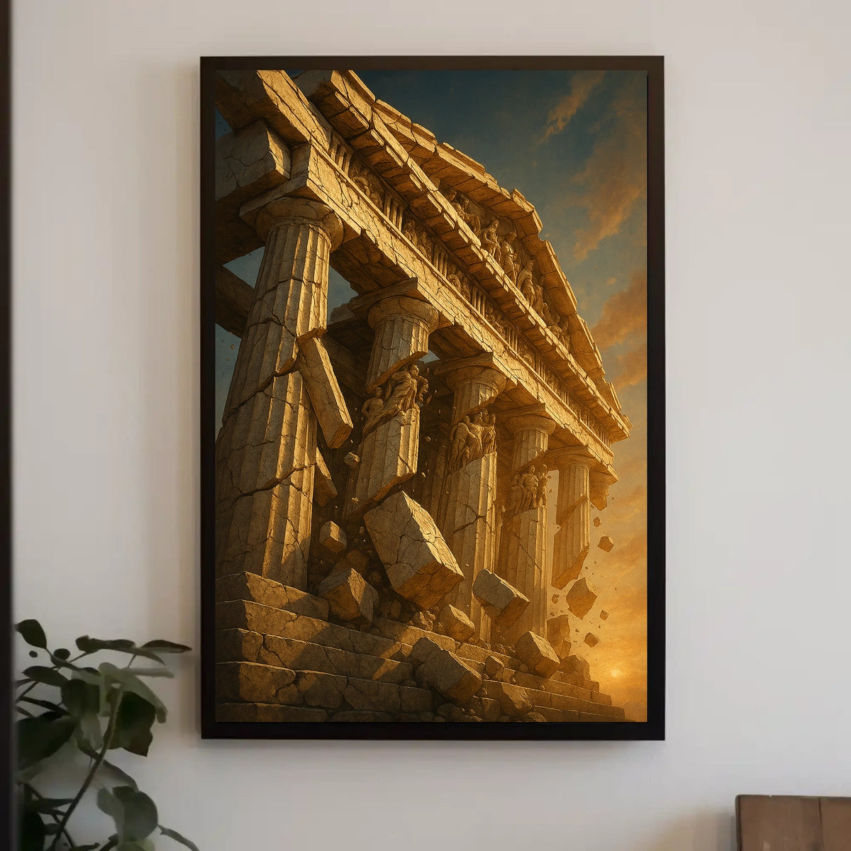 Crumbling Ancient Ruins Poster