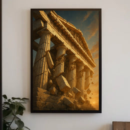 Crumbling Ancient Ruins Poster