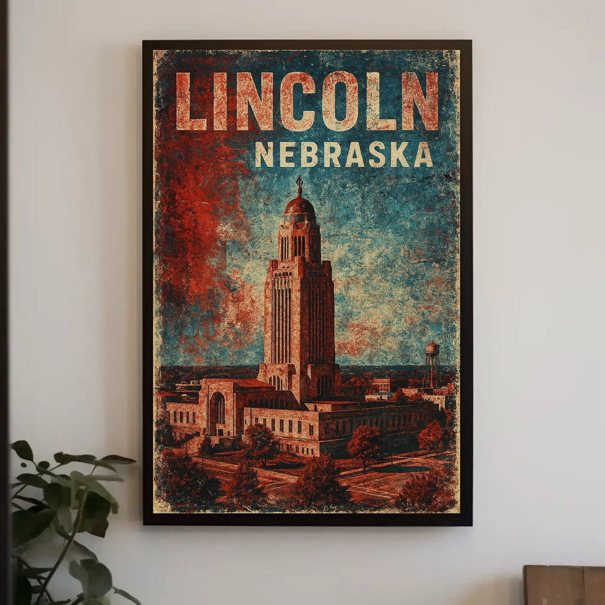 Lincoln, Nebraska Poster