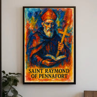 Saint Raymond Of Pennafort Poster