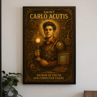 Saint Carlo Acutis Patron Of Youth And Poster