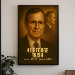 George Bush 41St President Poster