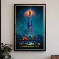 The Shard Architectural Poster Modern London Print