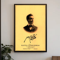Vintage Slayton Lyceum Bureau Cultural Poster