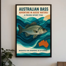 Australian Bass Adventure Poster