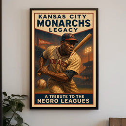 Kansas City Monarchs Legacy Poster