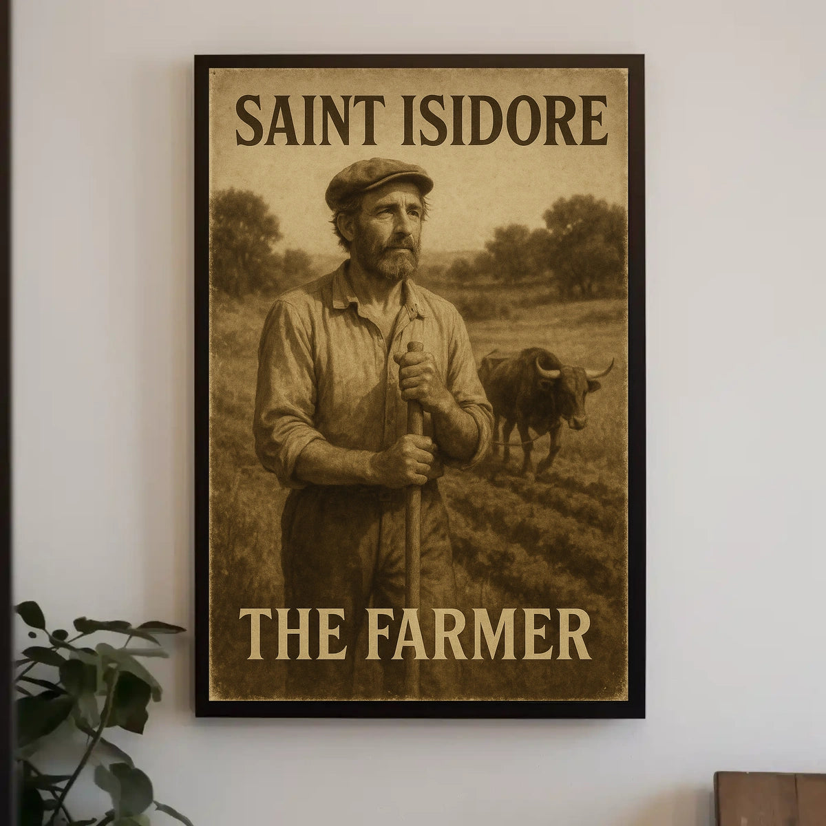Saint Isidore The Farmer Poster