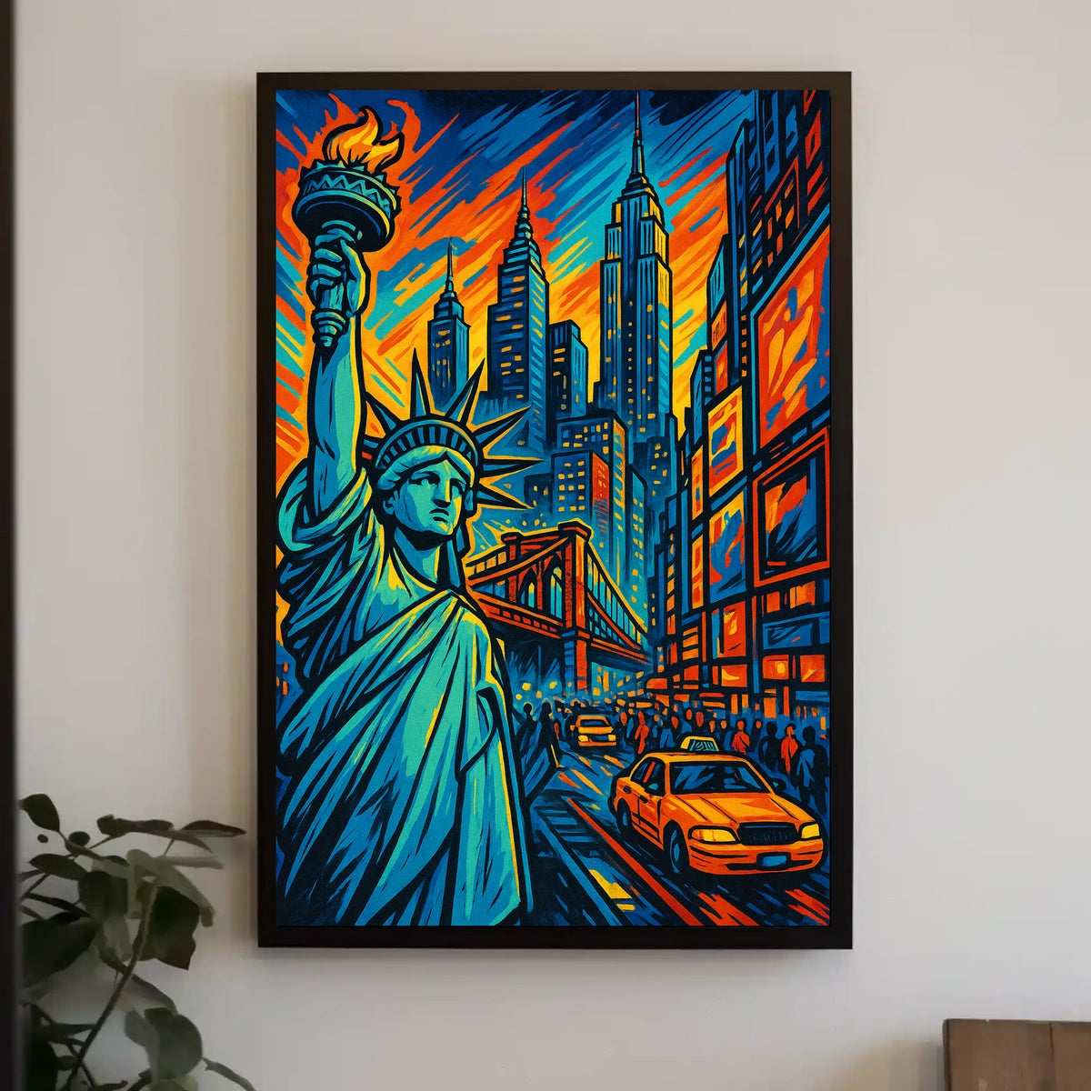 New York City Vibes Poster Wall Art Print NYC Decor