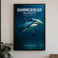 Hammerhead Majesty Poster PosterGoat