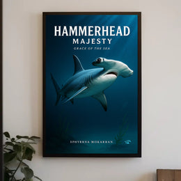 Hammerhead Majesty Poster PosterGoat