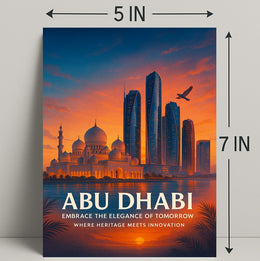 Abu Dhabi Elegance Poster: Cultural and Heritage Poster