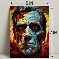Abstract Portrait Of A Leader Abstract Poster PosterGoat