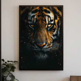 Majestic Tiger Portrait Poster