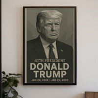 Donald Trump 47th President Poster