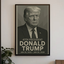 Donald Trump 47th President Poster