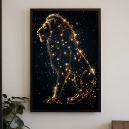 Celestial Lion Poster