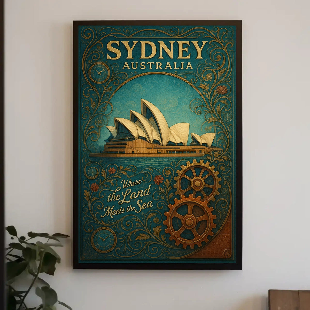 Sydney, Australia Where the Land Meets the Sea Poster